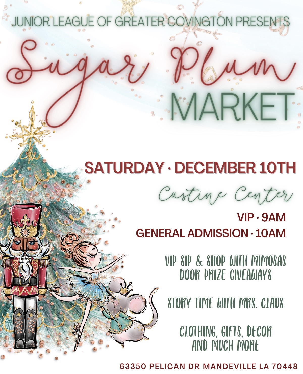 Sugar Plum Market Junior League of Greater Covington
